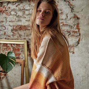 Free People Sunset Tones Cardigan